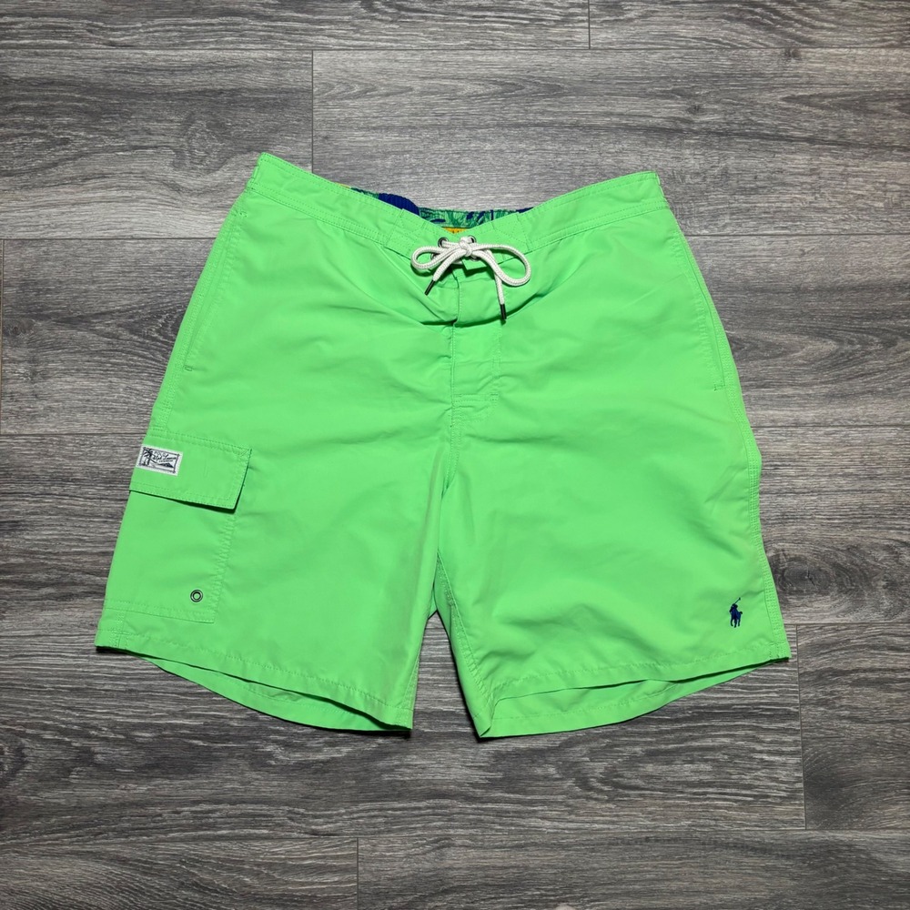 Polo Ralph Lauren 8.5" Kailua Classic Fit Mesh Lined Swim Trunks Large - Picture 2 of 11